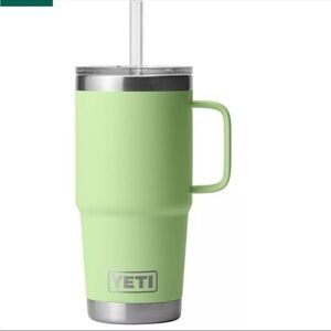 NWT KEY LIME tumbler with tags. Yeti has discontinued this 25 oz size!!!